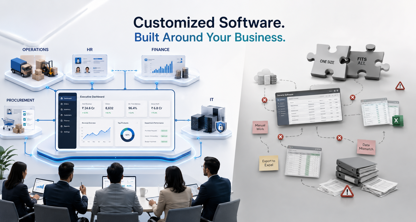 Why Customized Software Is Always Better Than a Readymade Product for Any Big Organization
